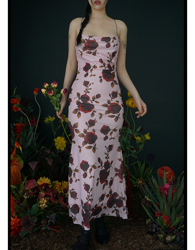 vintage rose dress [빈티지 로즈 드레스]