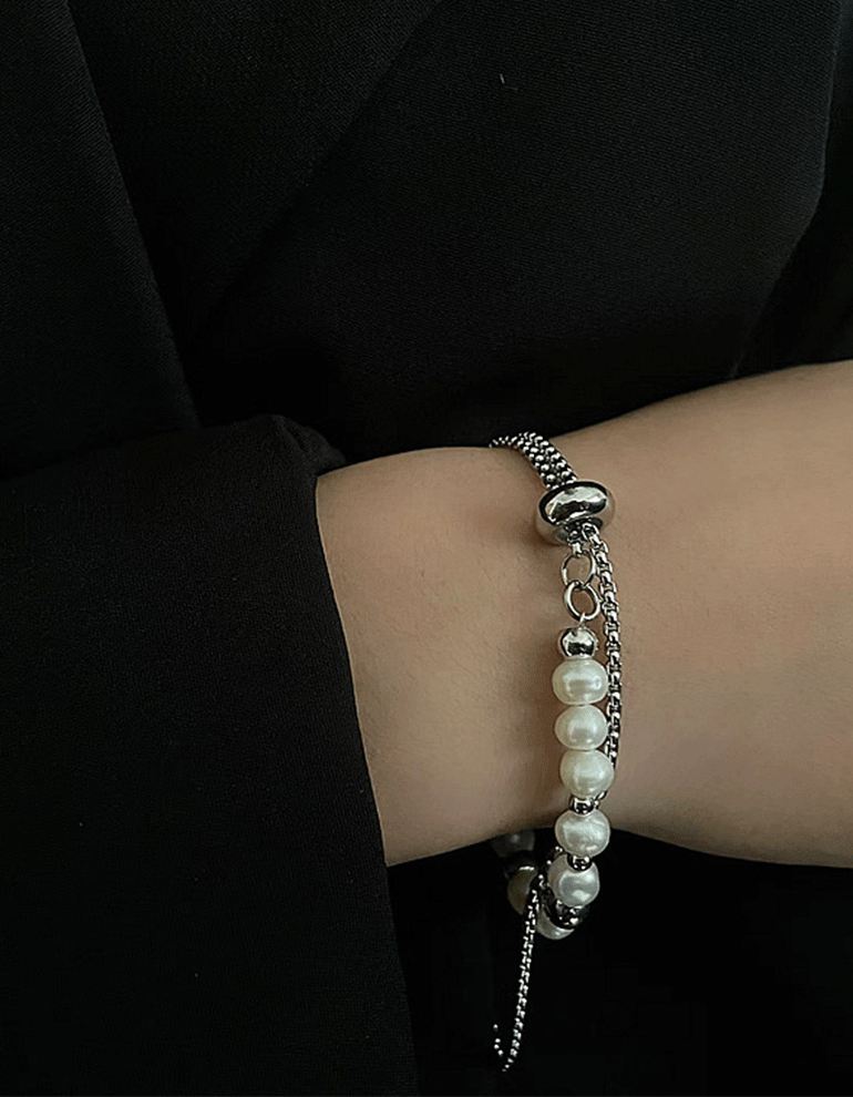 pearl bracelet [담수 진주 팔찌]
